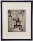 Untitled by Bror Julius Olsson Nordfeldt, Etching, sold Apr 2022