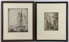 Untitled by Bror Julius Olsson Nordfeldt, Engravings (2), sold Apr 2022