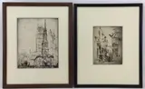 Untitled by Bror Julius Olsson Nordfeldt, Engravings (2), sold Apr 2022