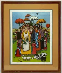 Untitled by Elke Sommer, Serigraph, sold Apr 2022