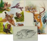 T. Oughton by Taylor Oughton, Watercolors (2), sold Apr 2022
