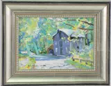Study by Christopher G. Willett, Oil on board, sold May 2022