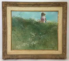 Untitled by Adolf Sehring, Oil on canvas, sold May 2022