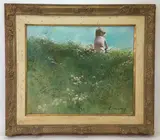 Untitled by Adolf Sehring, Oil on canvas, sold May 2022