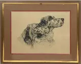 English Setters by Ernie Hart, Lithograph, sold May 2022