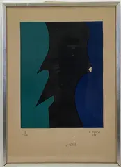 Untitled by André Verdet, Lithograph, sold May 2022