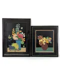 Untitled by Hall Thorpe, Mixed media/wood block, sold May 2022