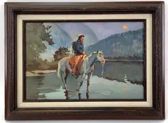 Untitled by Sheryl L. Bodily, Oil on board, sold May 2022