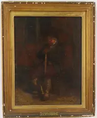 Dolce Far Niente by John Whetton Ehninger, Oil on canvas, sold May 2022