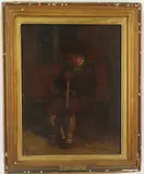 Dolce Far Niente by John Whetton Ehninger, Oil on canvas, sold May 2022