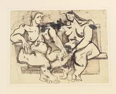 Estate of Albert Kotin by Albert Kotin, Watercolor, sold May 2022