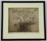 Untitled by Joseph Pennell, Etching, sold May 2022