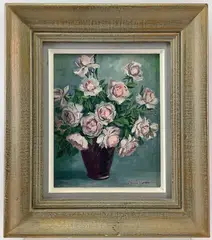 Untitled by Mildred S. Gehman, Oil on board, sold Jun 2022