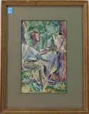 Untitled by Marion D. Harris, Watercolor, sold Jun 2022