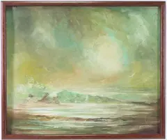 Untitled by Ben Marcune, Oil on board, sold Jun 2022