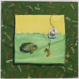 Untitled by Vera Barnett, Oil on board, sold Jul 2022