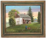Untitled by Myrtle R. Waldspurger, Oil on board, sold Jul 2022