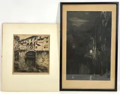 Untitled by Ernest D. Roth, Etching, sold Jul 2022