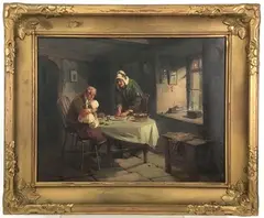 Untitled by Alexander Rosell, Oil on canvas, sold Jul 2022