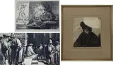 Jews in The Synagogue by Rembrandt Harmensz van Rijn, Etchings and lithographs (3), sold Jul 2022
