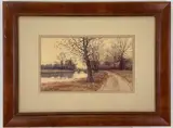 Untitled by John Jesse Francis, Watercolor, sold Aug 2022