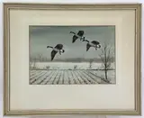 Untitled by William "Ted" Hanks, Watercolor, sold Aug 2022