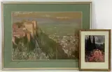 Alhambra by Mary Somerville Elwes, Pastel, sold Aug 2022