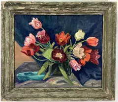Untitled by Margaretha E. Albers, Oil on canvas, sold Aug 2022