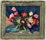 Untitled by Margaretha E. Albers, Oil on canvas, sold Aug 2022