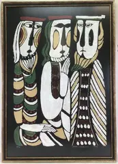 Untitled by Sadao Watanabe, Mixed media, sold Sep 2022