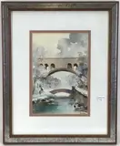 Wissahickon Creek by Howard Noel Watson, Watercolor, sold Sep 2022