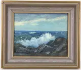 Untitled by Herbert Foerster, Oil on board, sold Sep 2022