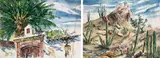 San Miguel de Allende, Mexico by Kenton Warne Hudson, Watercolors, sold Sep 2022