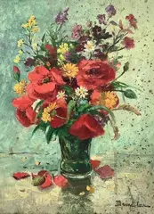 Untitled by Eugène Demester, Oil on canvas, sold Sep 2022
