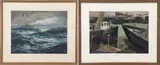 Back Chanel, Wildwood, NJ by Harry Louis Stevens, Watercolors (2), sold Sep 2022