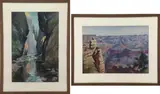 Grand Canyon 6 O Clock by Harry Louis Stevens, Watercolors (2), sold Sep 2022
