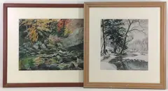 Untitled by Harry Louis Stevens, Watercolors (2), sold Sep 2022