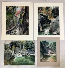 Untitled by Harry Louis Stevens, Watercolors (4), sold Sep 2022