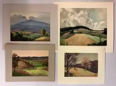 Untitled by Harry Louis Stevens, Watercolors (4), sold Sep 2022