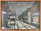 The Italian Market by Charles Cushing, Giclee, sold Sep 2022