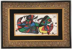 Italy (From the Escultor Suite) by Joan Miró, Lithograph, sold Sep 2022