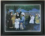 Afternoon at St. Germain by Guy Buffet, Serigraph, sold Sep 2022