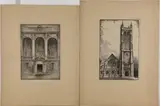 The Library, Williams by George A. Bradshaw, Etchings (2), sold Oct 2022