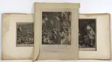 The Distressed Poet by William Hogarth, Engraving grouping (3), sold Oct 2022