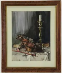Untitled by Arthur Meltzer, Watercolor, sold Oct 2022