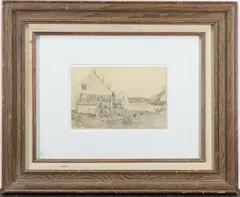 Untitled by Louis Michel Eilshemius, Pencil on paper, sold Nov 2022