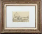 Untitled by Louis Michel Eilshemius, Pencil on paper, sold Nov 2022