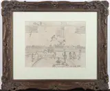 Untitled by Victor Joseph Gatto, Pencil on paper, sold Nov 2022