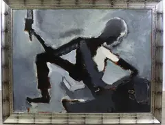 The Artist as a Young Man by Sterling Boyd Strauser, Oil on board, sold Nov 2022