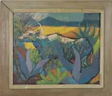 Untitled by Elnora "Nora" Hauser, Oil on board, sold Nov 2022